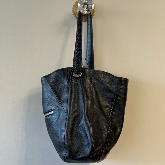 Oryany black pebbled leather Chelsea hobo shoulder bag - Picture 6 of 14